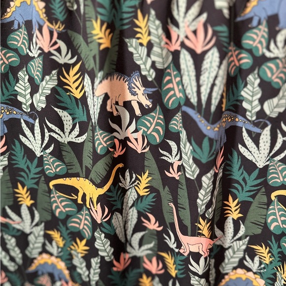 Modcloth Dinosaur Midi Skirt - Picture 2 of 7